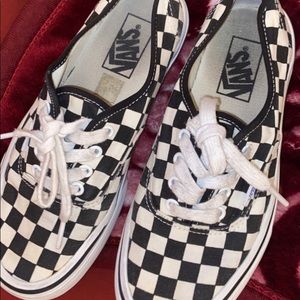 checkered vans